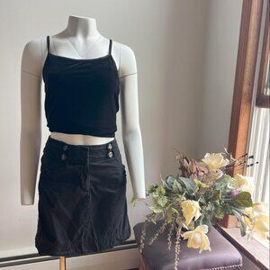Black Mini Cargo Skirt, H&M
